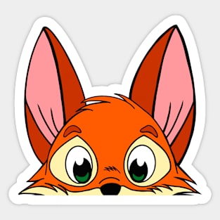 Pop-Up-Fox Sticker